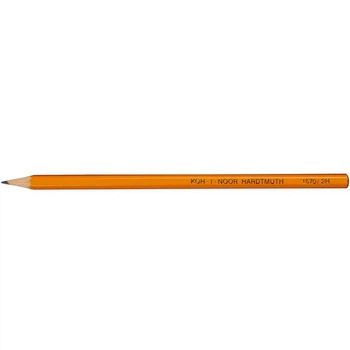 Карандаш графитный Koh-i-Noor 2H без ластика корпус Желтый (1570.2H)