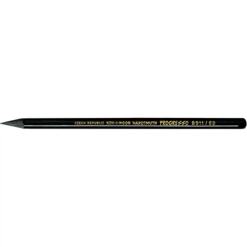 Карандаш графитный Koh-i-Noor 6B Progresso бездревесный корпус Черный (8911 6B)