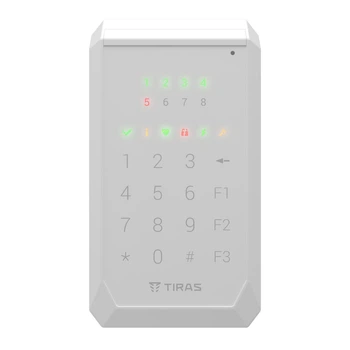 Кодова клавіатура Tiras X-Pad white для управління охоронною системою Orion NOVA X