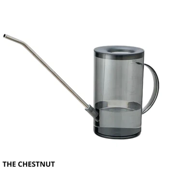 Лейка для цветов пластиковая, садовая поливалка для растений, серая, The Chestnut
