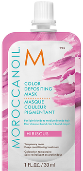 Маска з ефектом кольору Moroccanoil Color Depositing Mask колір Hibiscus 30 мл (7290113140677)