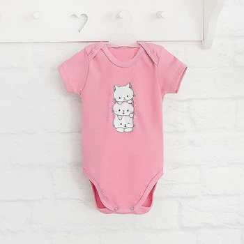 Боді Коти короткий рукав фіолет кулір Blanka 24 68-74 см. (110498)