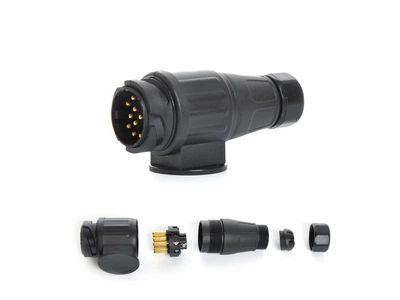 Прицепное пластмасса папа 12v 13pin Евро влагозащищенный Польша