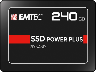 Dysk SSD Emtec X150 Power Plus 240GB 2.5" SATAIII 3D V-NAND (ECSSD240GX150)