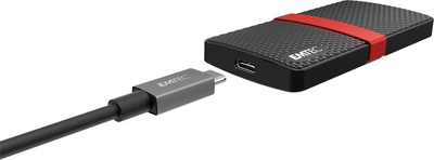 SSD диск Emtec X200 Portable Power Plus 512GB 2.5" USB-C 3.1 Gen1 3D V-NAND (ECSSD512GX200)