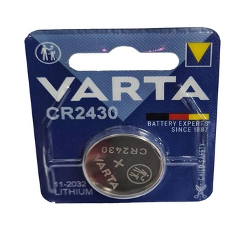 Батарейка Varta CR2430 Lithium 3V (блистер 1 шт) (51750)