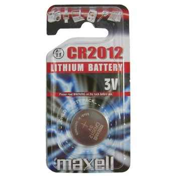Батарейка Maxell CR2012 Lithium 3V (блістер 1 шт) (56326)