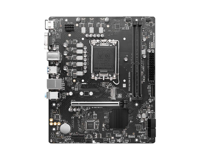 MSI Материнcкая плата PRO H610M-E DDR4 s1700 H610 2xDDR4 M.2 HDMI D-Sub mATX