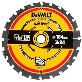 Диск пильный DeWalt Elite Extreme 184 мм (DT10401)