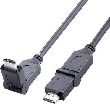 Кабель Reekin HDMI - HDMI Full HD 270В° 3 м Black (HDMI-005-3M)