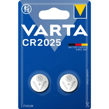 Батарейка літієва Varta Lithium CR2025, 3V, блістер 2шт