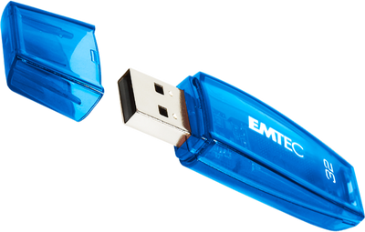 Флеш пам'ять USB Emtec C410 32GB USB 2.0 Blue (ECMMD32GC410)