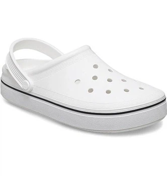 Крокси чоловічі сабо Crocs Off Court White 44 (EU 45-46) білі