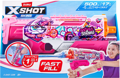 Водний бластер Zuru X-Shot Fast-Fill Skins Hyperload Unicorn Splash (193052058607)