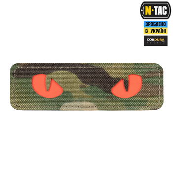 Нашивка M-Tac Cat Eyes Laser Cut Multicam/Red/GID