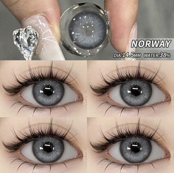 Цветные линзы серые Norway Gray Eyeshare