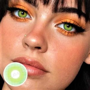 Кольорові контактні лінзи зелені Pixie Green Fresh Lady