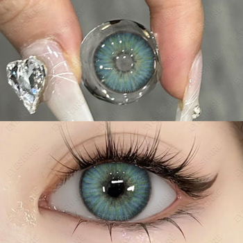 Цветные контактные линзы голубые с ободком Estonia Blue Eyeshare