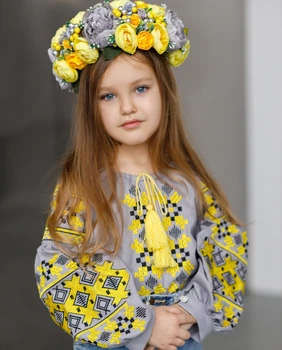 Вишиванка для дівчинки Геометріка 134