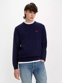 Sweter męski wełniany Levi's Original Hm Sweater A4320-0001 M Granatowy (5401105082635)