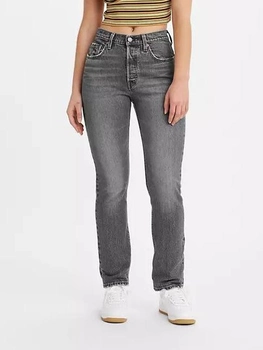 Jeansy Slim Fit damskie Levi's 501 Jeans For Women 12501-0412 26-32 Niebieskie (5401105154615)