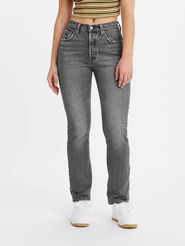 Jeansy Slim Fit damskie Levi's 501 Jeans For Women 12501-0412 27-32 Niebieskie (5401105154622)