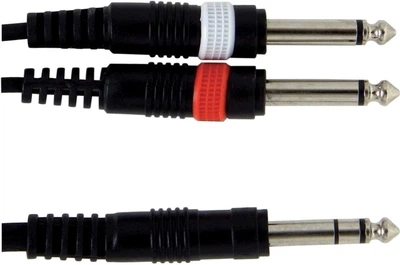 Инсертный кабель GEWA Basic Line Stereo Jack 6.3 мм / 2x Mono Jack 6.3 мм 3 м (G-190105)
