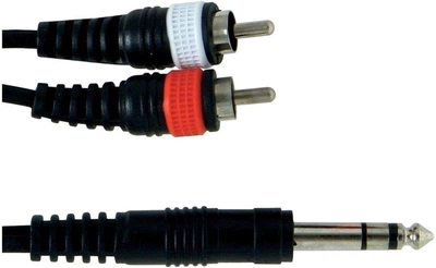 Інсертний кабель GEWA Basic Line Stereo Jack 6.3 mm/2x RCA 1.5 м (G-190150)