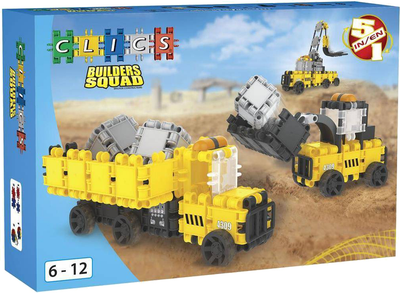 Конструктор Clics Toys Будівельні машини 117 елементів (5425002305819)