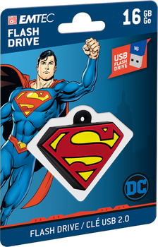 Флеш пам'ять USB Emtec DC Comics Collector Superman 16 GB USB 2.0 (ECMMD16GDCC01)