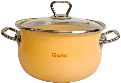 Кастрюля Gusto Топленое молоко Premium GT-T-216-PM 16 см 2.1 л (BP126825)