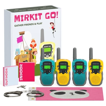 Набор детских раций Baofeng T-388 (4 шт.) + 4 активных игры MIRKIT GO! в подарок
