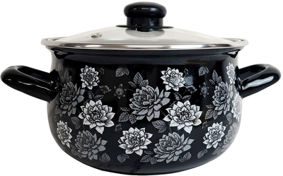 Кастрюля Gusto Лепестки ночи GT-T-116-LN 16 см 2.1 л (BP126820)