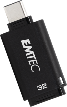 Флеш пам'ять USB Emtec D400 32GB USB C 3.2 Black (ECMMD32GD403)