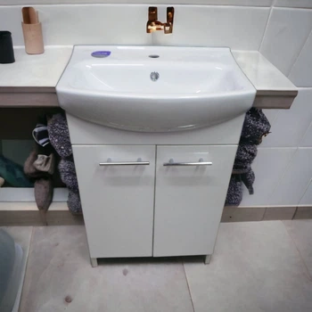 Тумба пластикова The Mix 2.0 white 2 двері 55 см
