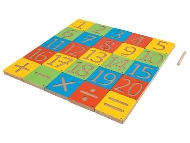 Дошка для письма та навчання Монтессорі, дерев'яна Playtive 368239-1