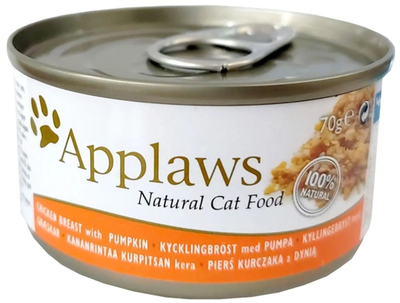 Karma mokra dla kotów Applaws Wet Cat Food Chicken and Pumpkin 70 g (5060122490412)