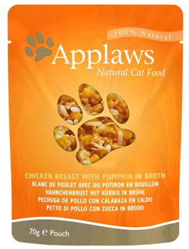 Karma mokra dla kotów Applaws Wet Cat Food pouch Chicken and Pumpkin 70 g (5060122491952)
