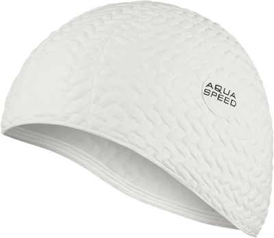 Шапочка для плавания Aqua Speed Bombastic Tic-Tac 5717 (117-05) White