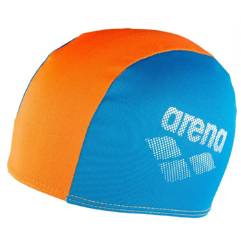 Шапочка для плавания Arena Polyester II Jr (002468-730) Blue/Orange детская