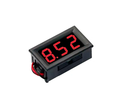 Цифровий вольтметр, діапазон вимірювань 5 -120V, Red