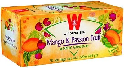 Чай манго и маракуя, 20 шт. песах Wissotzky Tea Mango&Passion Fruit