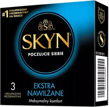 Презервативи Skyn Extra Lube Безлатексні 3 шт (ROZ6400230344)