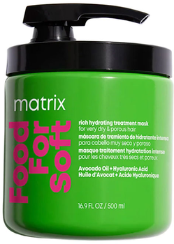 Маска для сухого волосся Matrix Food For Soft інтенсивно зволожуюча 500 мл (884486507099)