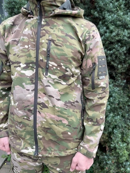 Куртка мужская тактическая на флисе Мультикам Турция ВСУ (ЗСУ) 8817 XXL хаки