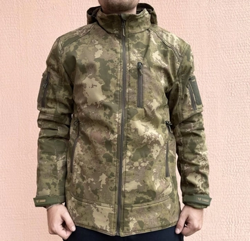 Куртка мужская тактическая Мультикам Combat Турция Софтшел Soft-Shell ВСУ (ЗСУ) XXL 8071