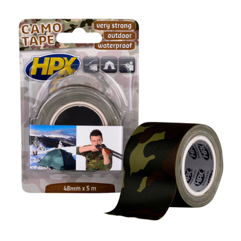 Стрічка клейка армована HPX® CAMO Tape Woodland