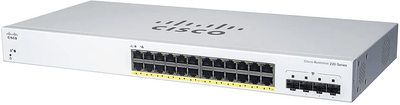 Комутатор Cisco CBS220-24P-4G-UK