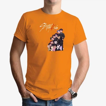 Футболка чоловіча JHK "Stray Kids mult" L Помаранчевий (MD-25-5157-20-22)