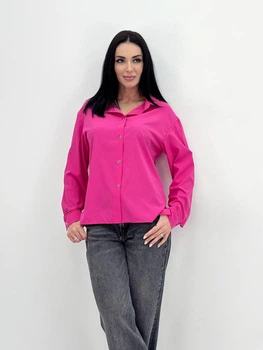 Базовая женская блузка Fashion 46/48 малиновый